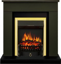 Каминокомплект Royal Flame Bergen c очагом Fobos FX Brass темная олива