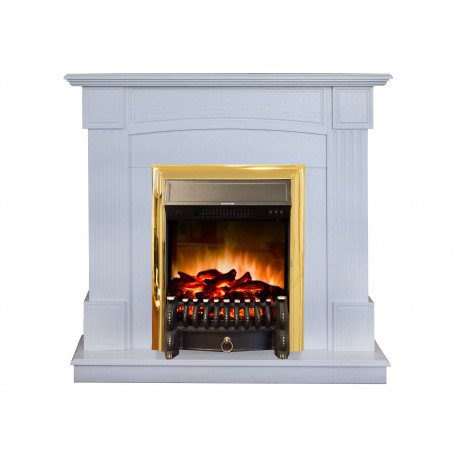 Каминокомплект RealFlame Andrea с очагом Fobos Lux Brass S