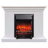 Каминокомплект Хорошие Камины Марс с очагом RealFlame Fobos Lux Black белый