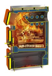 Твердотопливный котел Теплодар Куппер ПРО-42 (2.0)