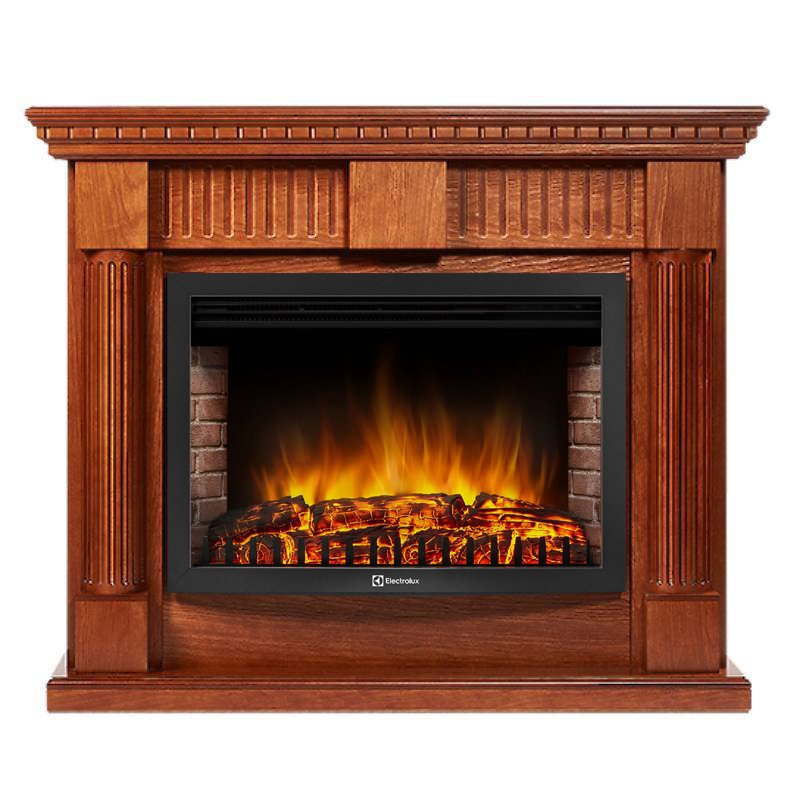 Каминокомплект Firelight Colonna 30 с очагом Electrolux EFP/P-3020LS шпон дуб