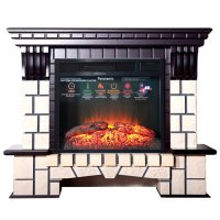 Каминокомплект Interflame Экстер М темный дуб с очагом Foton 23 LED FX