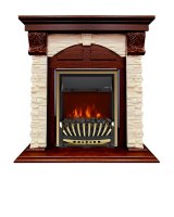 Каминокомплект Royal Flame Dublin (Разборный) с очагом Aspen Gold орех каньон/сланец