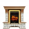 Каминокомплект Royal Flame Pierre Luxe с очагом Fobos FX Brass