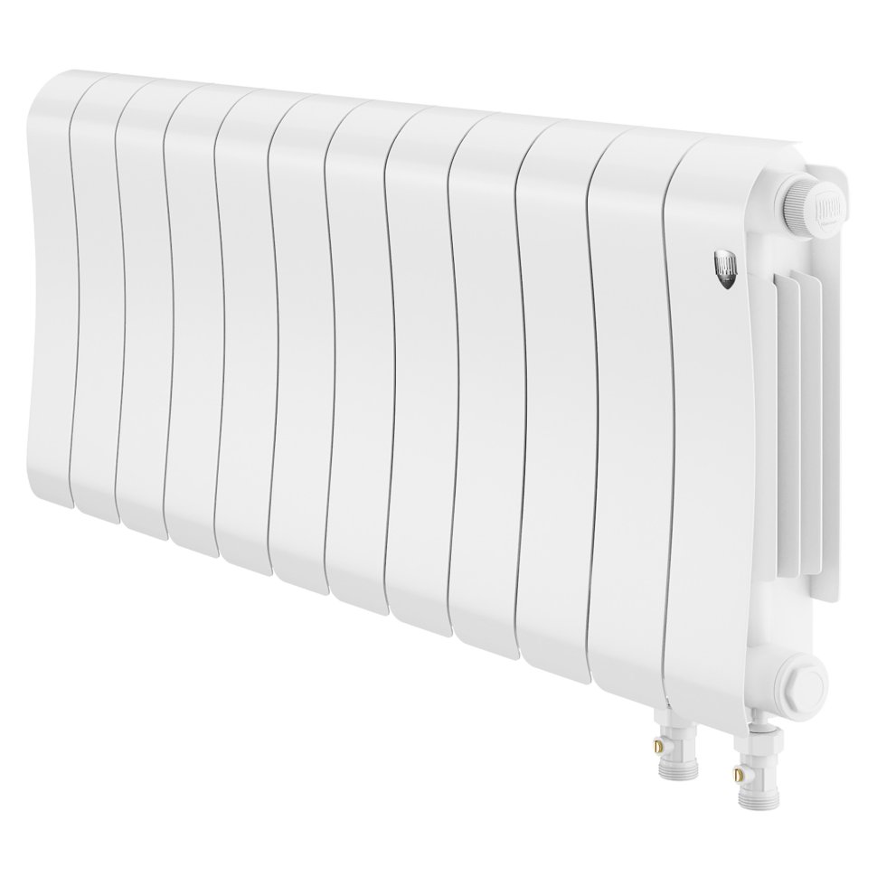 Биметаллический радиатор отопления Royal Thermo Infinity 300 Bianco Traffico VR80 12 секций
