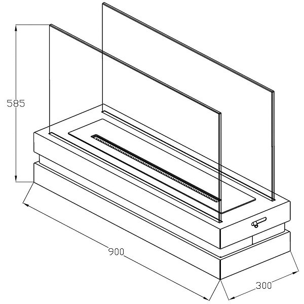 Биокамин Silver Smith Fame Ave White