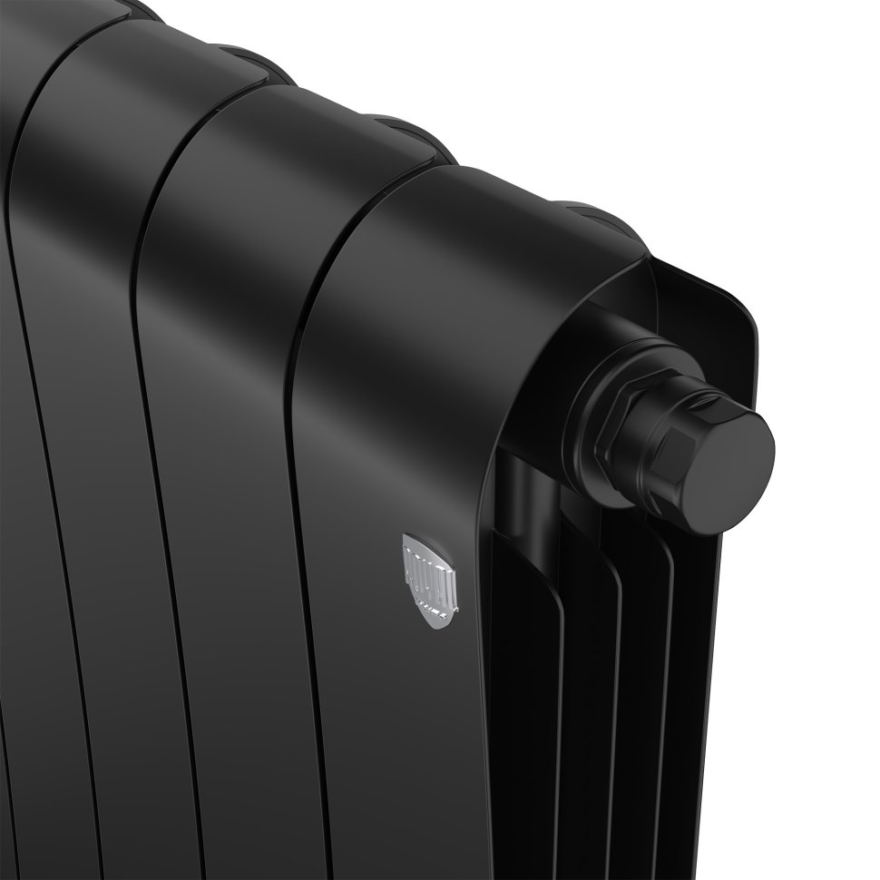 Биметаллический радиатор отопления Royal Thermo Infinity 500 VR80 4 секции Noir Sable