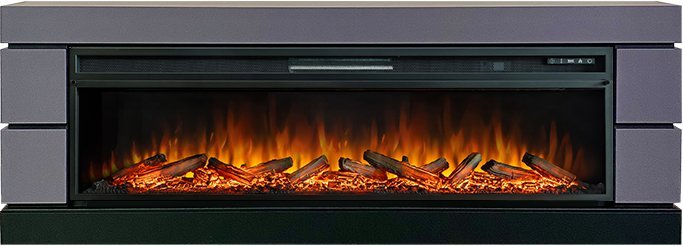Каминокомплект Royal Flame Modern 60 SFT (Разборный) с очагом Vision 60 LOG LED серый графит