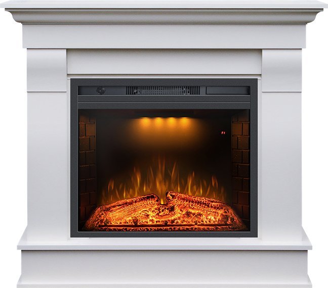 Каминокомплект Royal Flame Monaco (Разборный) с очагом Emerald 23 бьянко белый