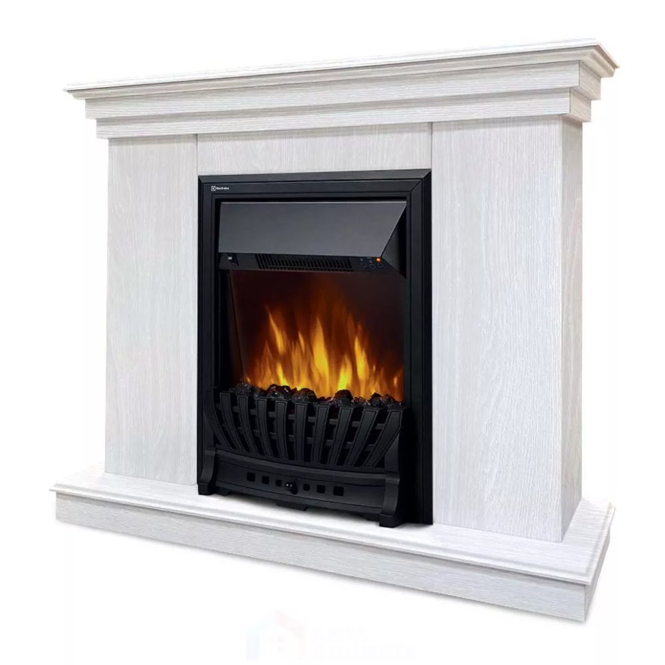 Каминокомплект Хорошие Камины Марс с очагом Electrolux Classic EFP/P-1020LS белое дерево