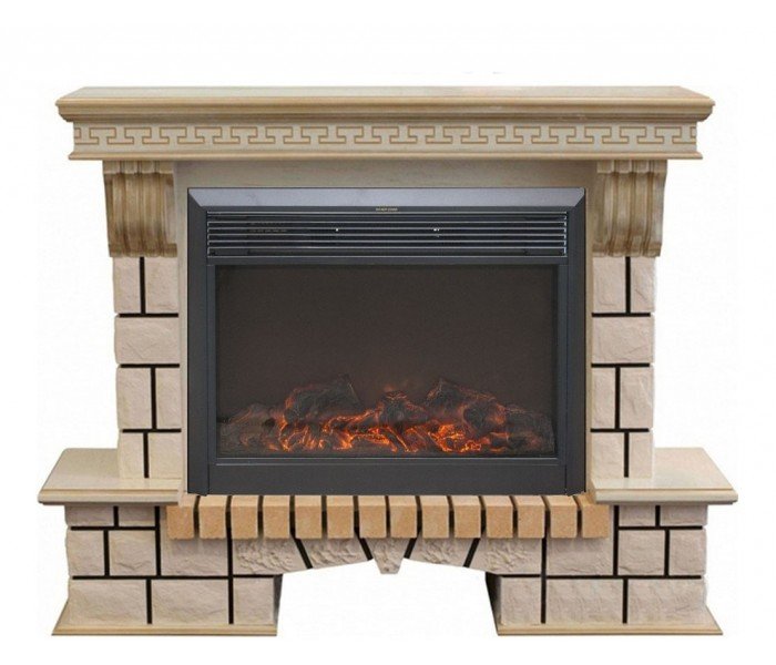 Каминокомплект RealFlame Stone new 26 WTG с очагом Moonblaze Deluxe