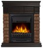 Каминокомплект Firelight Bricks Wood Classic с очагом Electrolux EFP/P-1020LS камень темный/шпон венге
