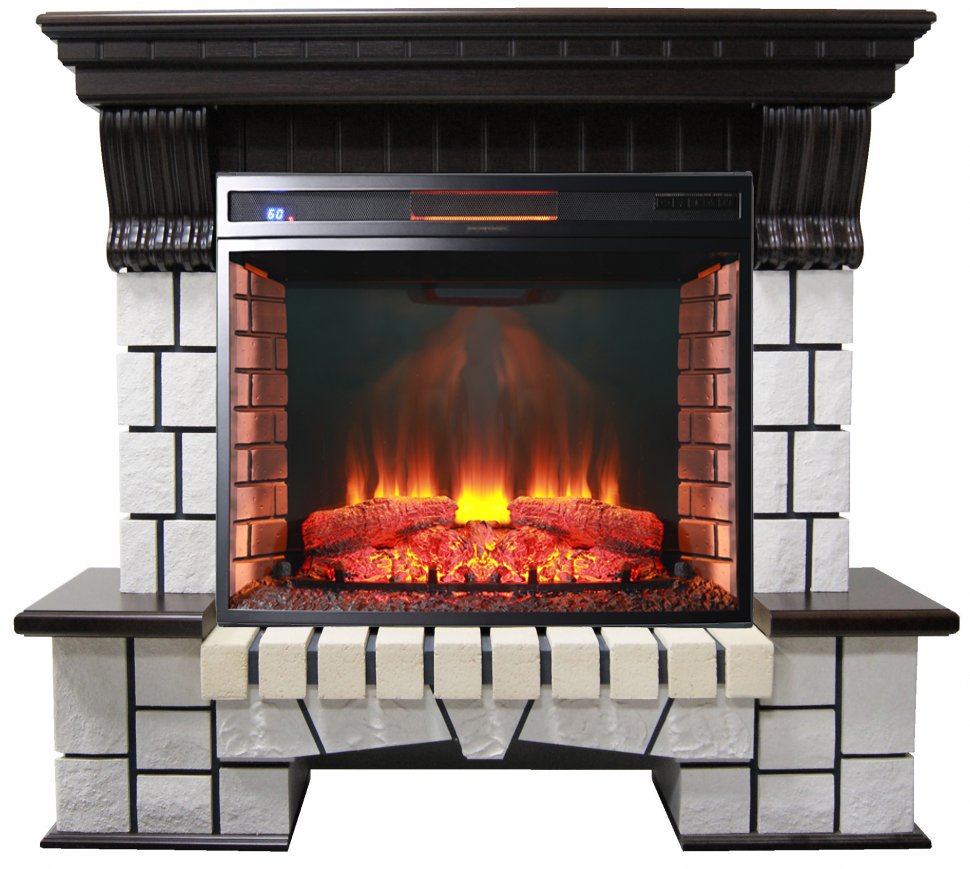 Каминокомплект Interflame Экстер венге с очагом Panoramic 06 33 LED FX QZ