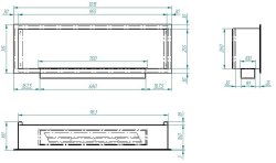 Биокамин Zefire Flagman 1000