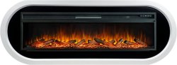 Каминокомплект Royal Flame Ellipse с очагом Vision 60 LOG LED белый с черным
