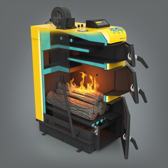 Напольный твердотопливный котел Pereko KSW Prima 20