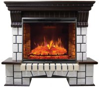 Каминокомплект Interflame Экстер темный дуб с очагом Panoramic 02 33 LED FX