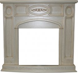 Портал Interflame Юнона бежевый с золотой патиной под очаги Panoramic 25