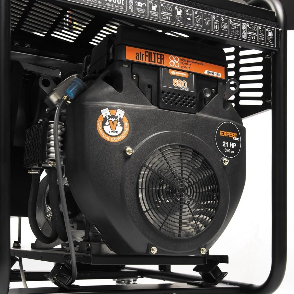 Генератор бензиновый Daewoo GDA 12500E-3