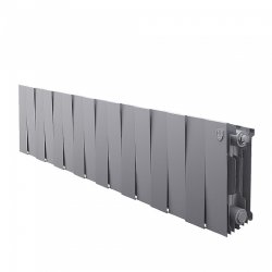 Биметаллический радиатор отопления Royal Thermo PianoForte 200 16 секций Silver Satin