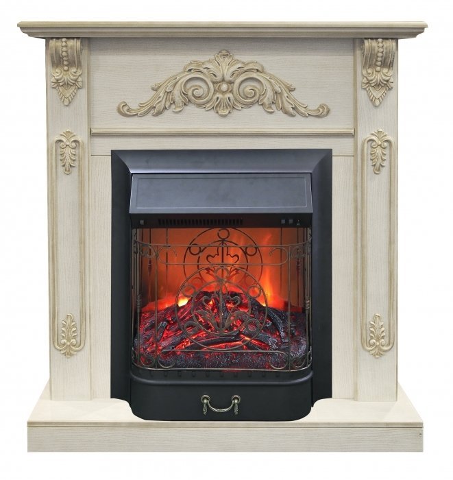 Каминокомплект RealFlame Anita STD/EUG WTG с очагом Majestic Lux Black S