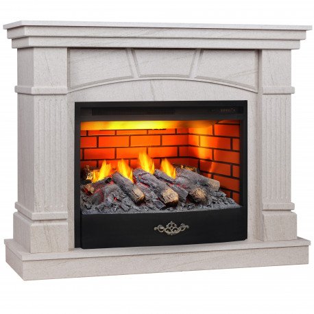 Каминокомплект RealFlame History 25.5 WT с очагом FireStar 25.5 3D