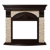 Портал Firelight Torre 30U (угловой) сланец слоновая кость/шпон темный дуб