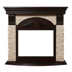 Портал Firelight Torre 30U (угловой) сланец слоновая кость/шпон темный дуб