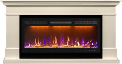 Каминокомплект Royal Flame California с очагом Crystal 40 RF слоновая кость (Высота 860)