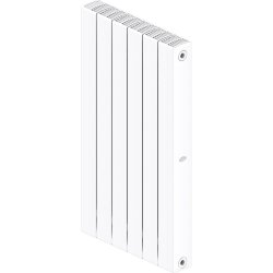 Биметаллический радиатор отопления Rifar Supremo 800 боковое подключение 5 секций белый RAL 9016