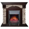 Каминокомплект RealFlame Dublin ROCKSTD/EUG AO очагом Fobos s Lux Black/Brass