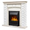Каминокомплект Firelight Porto Classic с очагом Electrolux EFP/P-1020LS камень белый/шпон беленый дуб