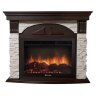 Каминокомплект Firelight Torre 25U с очагом Electrolux EFP/P-2520LS сланец белый/шпон темный дуб