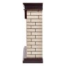 Каминокомплект Firelight Bricks 25 с очагом Electrolux EFP/P-2520LS N камень бежевый/шпон темный дуб