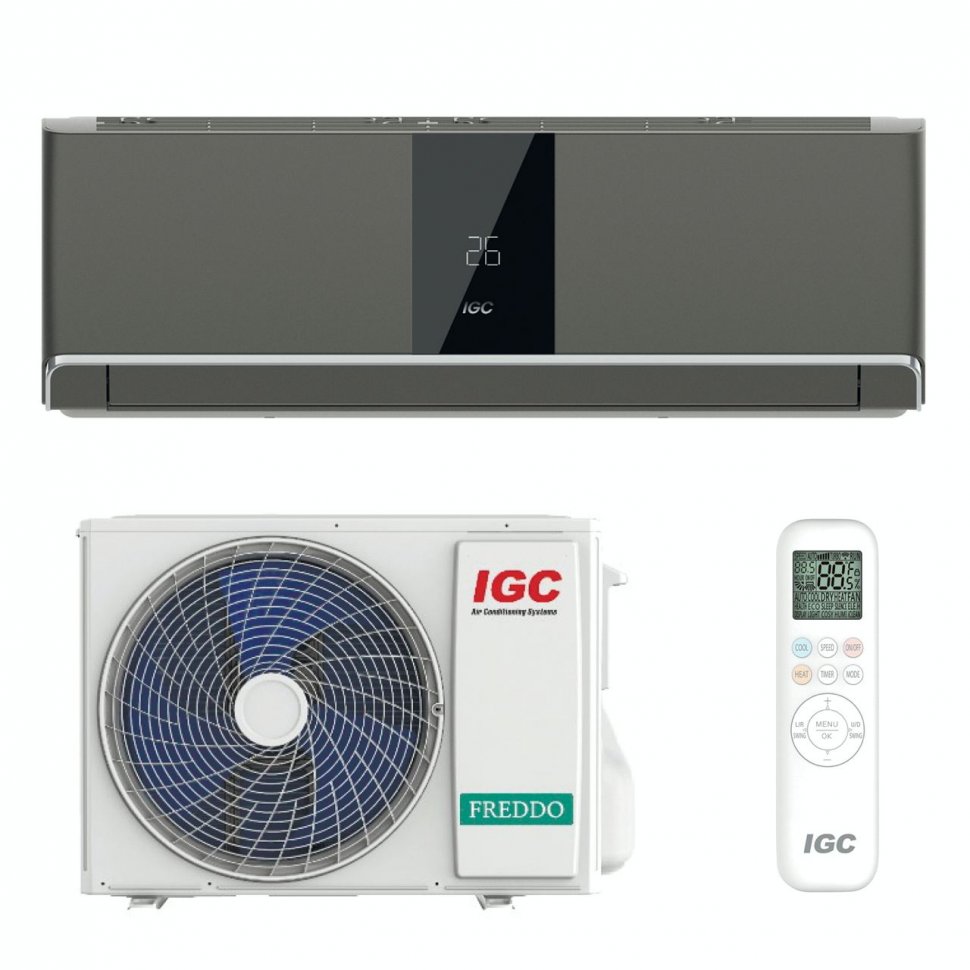 Сплит-система IGC RAS-V09RTF/RAC-V09RTF Freddo Grey DC Inverter