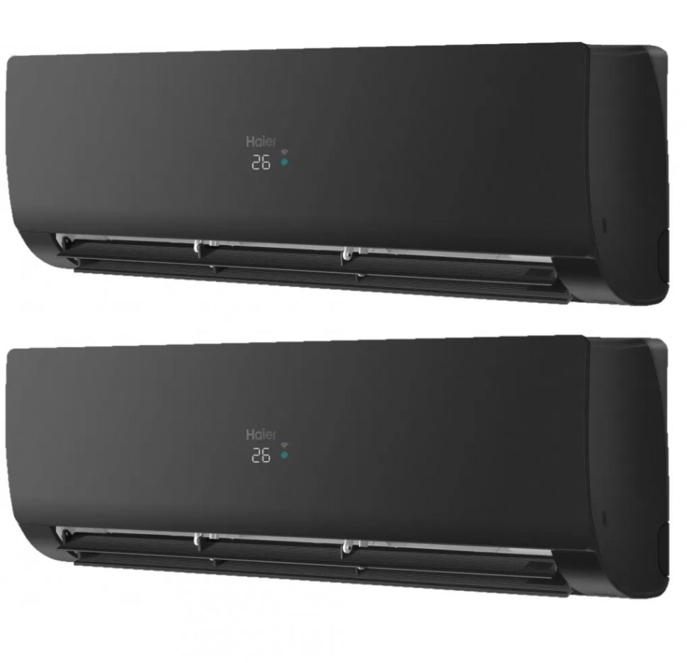 Мульти сплит-система на 2 комнаты 25+25 м2 Haier 2х AS25S2SF2FA-B/2U40S2SM1FA Flexis Super Match