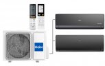Мульти сплит-система на 2 комнаты 35+50 м2 Haier Lightera AS12NS6ERA-B+Flexis SM AS50S2SF2FA-B/2U50S2SM1FA-3 c Wi-Fi модулем ESP32