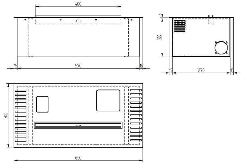 Биокамин автоматический Zefire 600