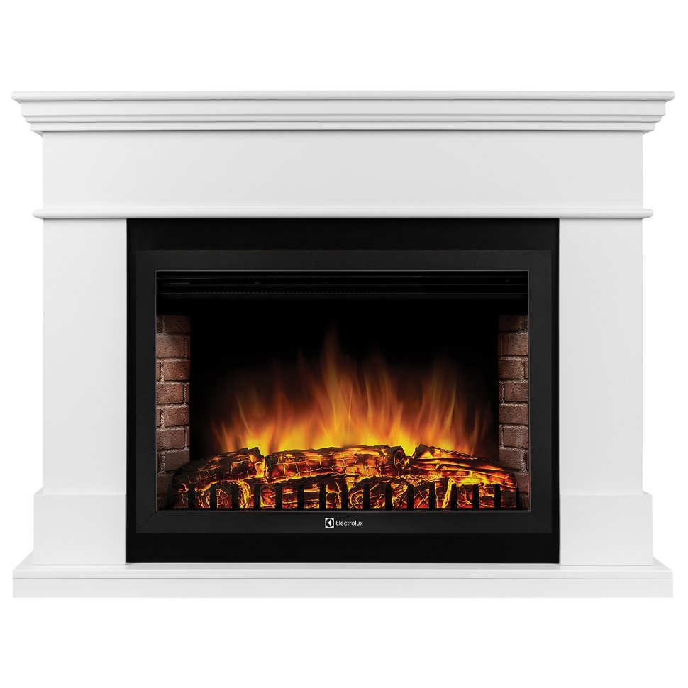 Каминокомплект Firelight California 30 с очагом Electrolux EFP/P-3020LS белый