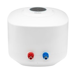 Накопительный электрический водонагреватель Haier ES15V-EQ1 над раковиной