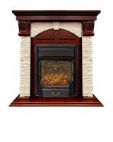 Каминокомплект Royal Flame Dublin (Разборный) с очагом Majestic FX M Black RC орех каньон/сланец