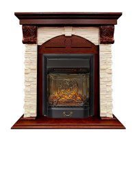 Каминокомплект Royal Flame Dublin (Разборный) с очагом Majestic FX M Black RC орех каньон/сланец