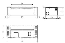Биокамин автоматический Zefire 700