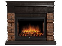 Каминокомплект Firelight Bricks 25 с очагом Electrolux EFP/P-2520LS камень темный/шпон венге