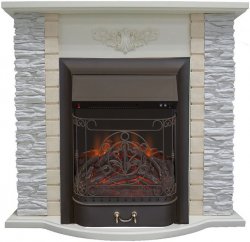 Каминокомплект Interflame Аспен сланец с очагом Majestic FX M Black