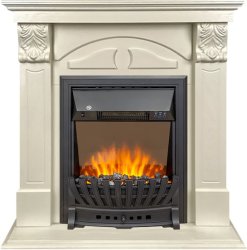 Каминокомплект Royal Flame Dublin RUSTIC (Разборный) с очагом Aspen слоновая кость