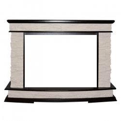 Портал Interflame Памир сланец темный дуб под очаг Panoramic 33W LED FX