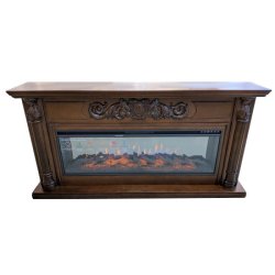 Каминокомплект Interflame Лорд темный дуб с очагом FreeSpace 60 LED FX QZ