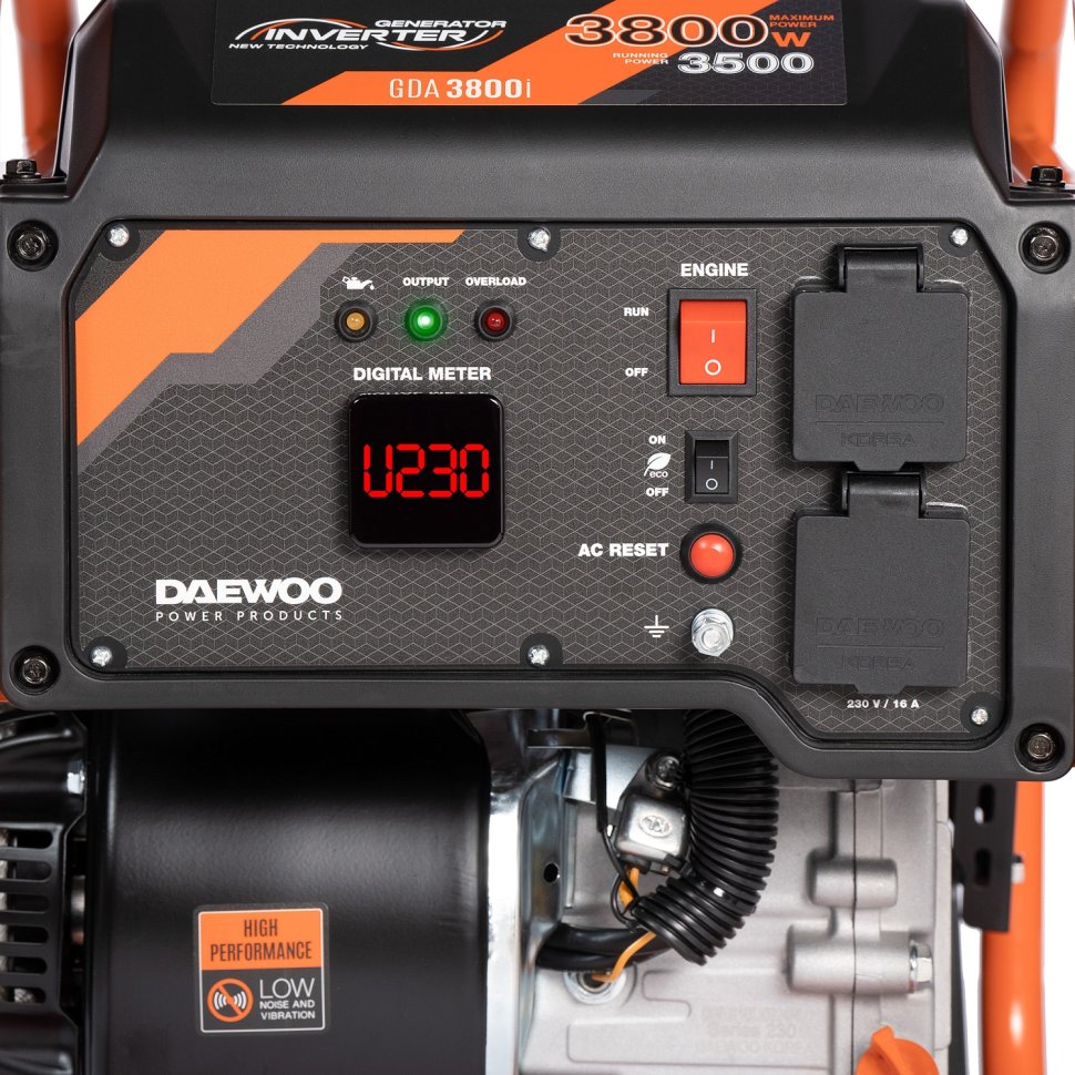 Генератор бензиновый инверторный Daewoo GDA 3800i