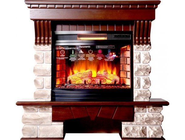 Каминокомплект Interflame Exter Kavkaz под очаг Panoramic 08 25 LED FX